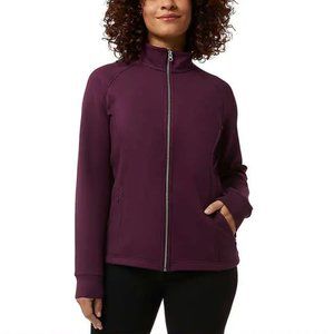 NWoT Kirkland Signature Women's Active Full Zip Jacket Purple Size M $60 1A081